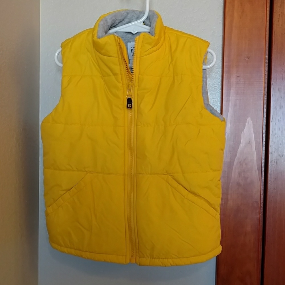 Baby Gap yellow puffy vest